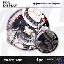 1枚崩坏：星轨徽章 - 哈哈时刻角色徽章 - 火花 - 耀光 - 刀锋 - 幻影 - 不灭之路 - 深红深渊 - 游戏外设徽章 - 背包徽章 - 收藏玩具 生日礼物 - 复活节礼物，愚人节礼物，惊喜礼物，完美礼物 - 彩色 - 查看 20