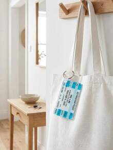 1pc Personalised Concert Ticket Keyring, Personalised Gig Ticket, Personalised Keychain, Concert Ticket Keychain, Music Keychain,Personalised Keyring, Train Ticket, Keychain, Gift, Keyring, Valentine's Day, Anniversary, Travel Love Quote - Multicolor - View 2