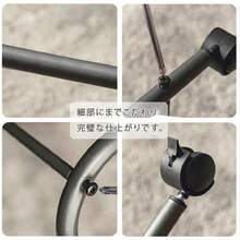 ハンガーラック スラックスハンガー 24本掛け キャスター付 コンパクト収納 (幅75×高さ75×奥行36.5 ㎝) ブラック ホワイト 衣類収納 寝室 衣類ハンガー ズボンハンガー 省スペース - ホワイト - チェックする 8