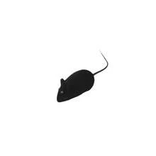 Juguete de goma para gato, nuevo modelo de ratón con sonido, juguete interactivo para gatito, juguete Teaser de felpa para mascota MRUD - Negro - Ver 7