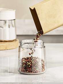 Seasoning Jar Set, Airtight Spice Jars Bottles, Kitchen Condiment Storage Containers - Multicolor - View 7