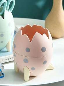 Large-Capacity Cartoon Desktop Pencil Case For Eyebrow Pencils, Cosmetic Pencil Organizer, Modern And Simple Stationery - Multicolor - View 6