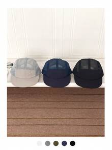 1pc Unisex Summer Outdoor Sun-Shading 5-Panel Cap, Couple Versatile Quick-Dry Baseball Cap, Japanese Patchwork Lightweight Breathable Snapback Hat, New Ins Blogger Color-Blocking Quick-Dry Nylon Baseball Cap For Men And Women Outdoor Sports Sun Protection - Multicolor - View 9