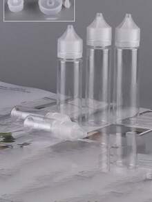 Botella gotero delgada, 5ml/10ml/15ml/20ml/30ml/50ml Botella vacía para gotas de ojos, Botella vacía para gotas de ojos, Tapa de botella gotero de líquido apretable de mascota, Perfecta para volver a la escuela y viajar, Portátil y ligera - Accesorios de viaje, Botella de viaje portátil, Botella de gel con punta puntiaguda Botella gotero apretable Botella de plástico transparente, Suministros para tatuajes, Adecuada para tinta líquida, pintura al óleo, arte y manualidades, Accesorios de viaje, Artículos esenciales de viaje - Multicolor - Ver 5