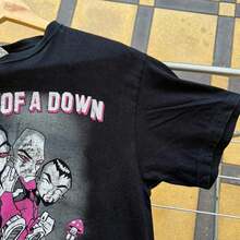 System Of A DownWomen's Black T-Shirt - Classic Cotton Crew Neck, Soft Everyday Basic Tee - màu đen - Xem 6