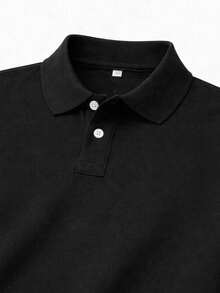 Kit Of 2 Men's Slim-Fit Polo Shirts, Comfortable, All Regular Fit, Double Button. - Black and BlueM - View 4