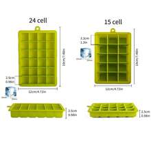 15/24 Cavity Silicone Ice Cube Tray, Minimalist Multi-Grid Ice Mold - Multicolor - View 7