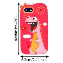2,8 pulgadas Teléfono inteligente de juguete para niños HD, cámara dual, video selfie, tarjeta de almacenamiento de 32GB, juegos educativos, batería de larga duración, funda protectora con diseño de dinosaurio, mejor regalo para niños y niñas - Multicolor - Ver 11