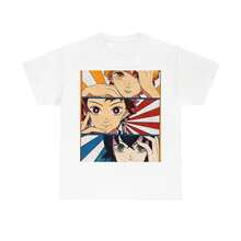 Graphic Anime  T-Shirt - White - View 8