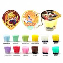 2026新款布丁钥匙扣迷你食物玩具，ICash酸奶果冻挤压玩具吊坠配饰，水晶布丁 - 生日礼物、圣诞礼物、节日礼物、完美礼物 - 彩色 - 查看 6