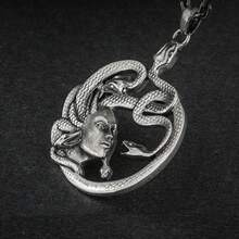 Women Pendant Necklaces - AL6660 鍍銀 - 查看 11