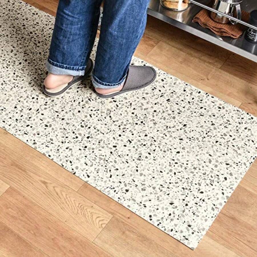 Kitchen Mats & Rugs - Approximately 270cm X 60cm + Terrazzo Tiles - View 1