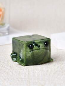 CUPIDCRYSTAL 天然水晶雕刻立方体青蛙，可爱水晶雕刻装饰品，情人节、复活节的完美礼物，水晶和石头 - 彩色 - 查看 5