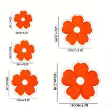 1 件装饰性花卉造型地毯，独特设计，创意造型，可收藏，易于清洁，可水洗。天然舒适的地毯，适用于床边、卧室、书房、客厅、家居装饰，印花地毯，窗台地毯。毛绒地毯，加厚地毯，蓬松地毯，适合所有季节——春、夏、秋、冬。 - 彩色 - 查看 8