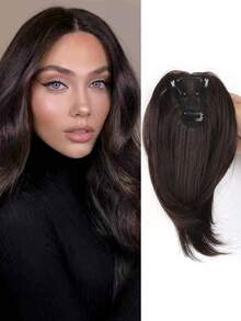 Synthetic Wig For Women With Side-Swept Bangs, Thin, Invisible, Natural, And Fluffy Bangs, Hairpiece To Cover Gray Hair. - Multicolor - View 12