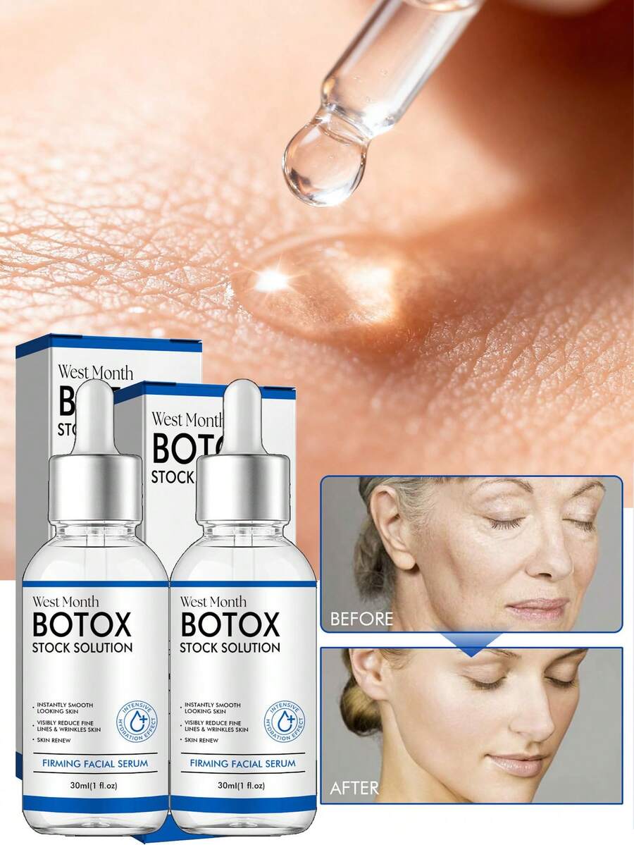 Collagen Face Serum 30ml, Anti-Aging Hydrating Serum For Dry Sensitive Skin, Brightens Dull Skin, Reduces Fine Lines & Wrinkles - 臉部精華 - 查看 1