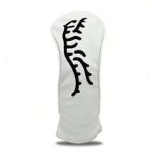 New White Abstract Tiger Golf Club Head Cover: , Waterproof, Providing The Best Protection For Your Golf Club - Multicolor - View 6