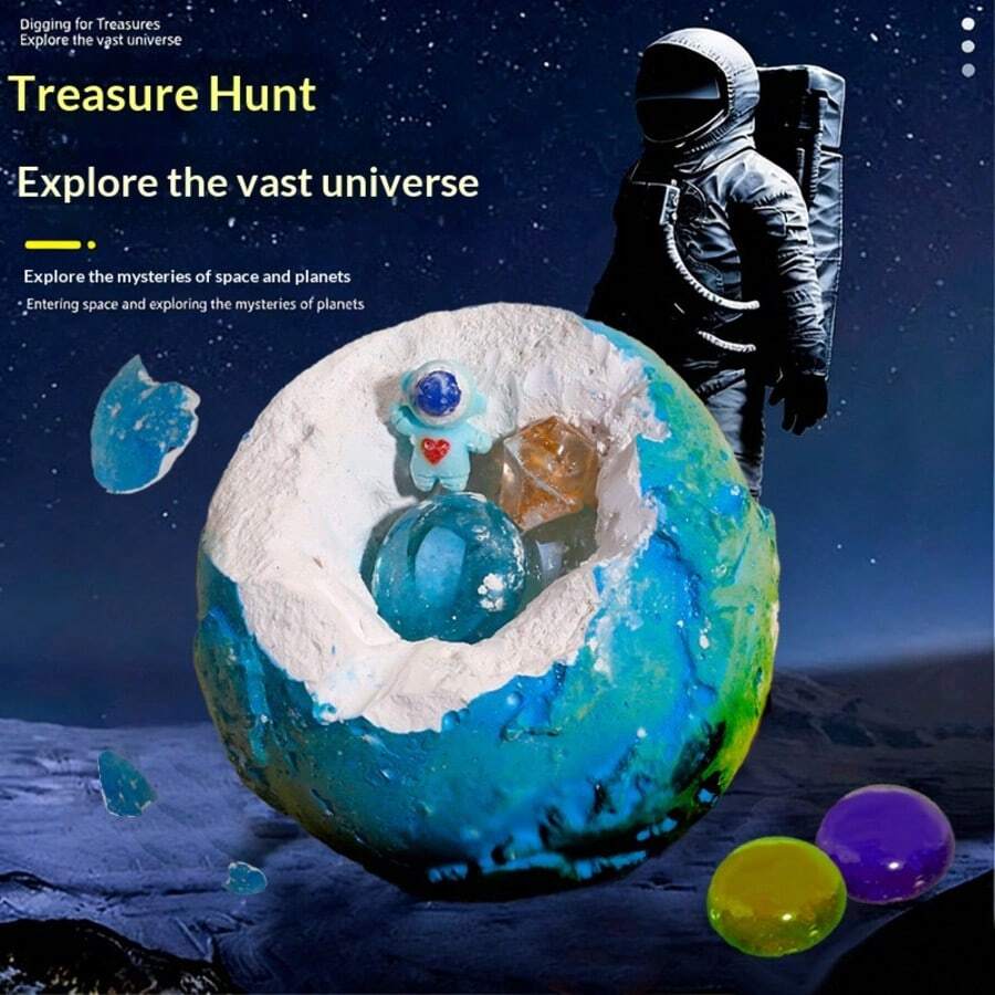 全新八大行星寻宝盲盒挖掘玩具，儿童益智考古玩具