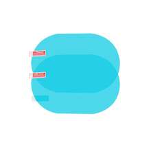 2片装汽车后视镜防雨贴纸防雾保护膜雨罩 - 薄荷藍 - 查看 7