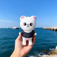 [Kids Play Animal Figures]Anime Kawaii Doll Figures  Kawaii Cartoon Stuffed Animal Plushies Stray Plush Doll Toys Kawaii Adults KZ Fans Keychain Pendant Gift A Christmas And Birthday Gift For A Friend - c-7 - Xem 4