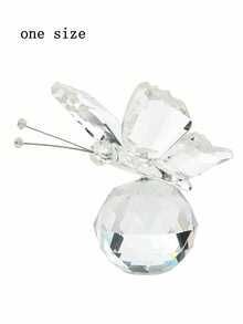 1 pieza Mariposa de cristal transparente de lujo y creativa - 1 pieza - Ver 8