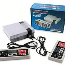 Mini Consola de videjuegos con controles para television, 620 juegos - Negro - Ver 5