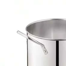 US 8-Qt Stainless Steel Stock Pot With Metal Lid - Ultra Durable, Stay-Cool Handles, American Family Cooking Essential - Single - 查看 10