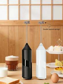 电动奶泡器，手持式奶泡器，咖啡、卡布奇诺、拿铁奶泡器 - 彩色 - 查看 2