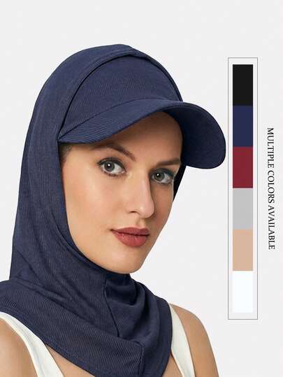 1件装女士穆斯林头巾，户外防晒头巾，适合日常使用