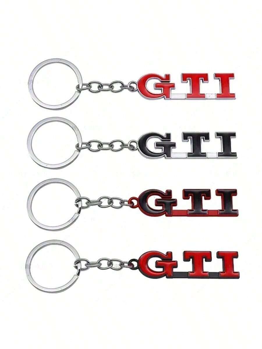 Metal Car Key Rings For VW GTI Logo Golf Polo Passat Rline Jetta Touareg Beetle Tiguan MK3 Touran Keychain Keyrings - GTI - View 1