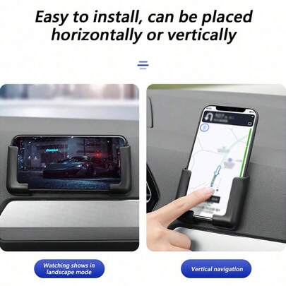 Suporte multifuncional para celular, suporte autoadesivo para painel de carro, suporte ajustável para celular, adequado para banco traseiro, parede, casa e muito mais.