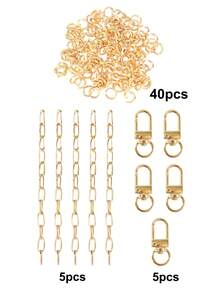 Easter DIY Keychain Making Kit, Includes Easter Eggs Rabbit Carrot Pendants, Keychain Clasp, Extension Chain, Jump Rings And Jewelry Pliers, Creative DIY Bag Charms & Jewelry Craft Kit Supplies, Easter Gifts - DIY Keychain Making Kit - View 13