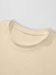 GRDR Men's Spring/Autumn Wild Bloom Print Long Sleeve T-Shirt, Streetwear Style - Apricot - View 3