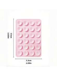 3pcs Silicone Suction Cup Phone Holder, Black, White, Light Pink Suction Cups, Suitable For Smartphones, Non-Slip Adhesive Grip, Supports Hands-Free Viewing, Video Calls, Gaming, Dashboard & Bedside Use, Portable Phone Stand, Gift For Friends, Ideal Holiday Small Gift - Multicolor - View 3