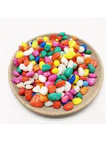 白色鹅卵石装饰填充物，适用于多肉植物盆栽、仙人掌盆栽、玻璃容器植物箱、鱼缸、迷你花园、室内外装饰。 - 小石子 - 查看 16