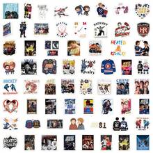 124 piezas Pegatinas de rivalidad calentada Pegatinas estéticas para scrapbooking, diario, portátil, parachoques, monopatín, botella de agua, computadora, tarjetas de felicitación de teléfono, álbumes de fotos, muebles, pegatinas - D-Rojo - Ver 4