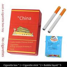 Caja de cigarrillos para soplar burbujas, juguete de alivio del estrés abstracto, caja de cigarrillos falsos realistas, accesorio creativo para fotografía de ambiente, regalo de broma divertido - Multicolor - Ver 3