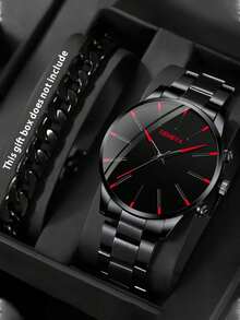 优雅商务自动机械表，时尚石英表 - 均碼 - 查看 8