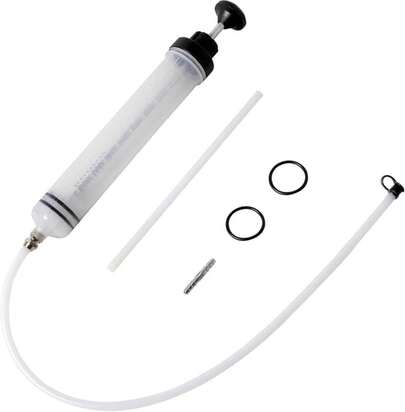 AIGMISON 500cc Oil Suction Syringe Fluid Transfer Pump With Hose, Brake Fluid Pump, Oil Fluid Extractor, Automotive Oil Syringe Liquid Extractor And Filling Pump