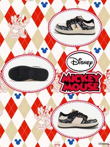 Disney 1 双儿童运动鞋，适合日常穿着、节日、运动、户外活动，舒适、防滑、耐用、透气（男童运动鞋、男童滑板鞋、儿童运动鞋、女童运动鞋、女童滑板鞋） - 黑色 - 查看 4