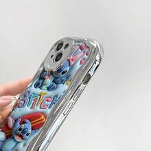 This Brand-New Disney Lilo & Stitch Phone Case Features A Cute And Playful Expression, A Simple And Stylish Appearance, And A Smooth Feel.Made Of Cute And Eye-Catching TPU Material With A 2D Wave Texture, It Includes Camera Protection, Cute Phone Case,Iphone17 Pro Max Case,Polka Dot,Travel Must Haves.Making It An Ideal Choice For Girls. Compatible With IPhone17/16/15/14/13/...12 Mini Pro Max Pro Plus XRXS. It's The Perfect Gift For Friends And Family. Stylish Phone Case, Fun Expression Design, Lightweight And Durable. Cute Phone Case,Iphone17 Pro Max Case,Polka Dot,Travel Must Haves. - Silver - View 5