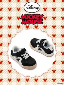 Disney 1 Pair Kids' Sneakers, Suitable For Daily Wear, Festivals, Sports, Outdoor Activities, Comfortable, Non-Slip, Durable, Breathable (Boys' Sneakers, Boys' Skate Shoes, Kids' Sports Shoes, Girls' Sneakers, Girls' Skate Shoes) - Black - View 2