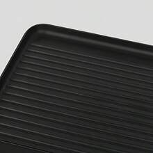 1 Durable Sink Underlay - Waterproof Drip Pad Liner For Kitchen And Bathroom Cabinets, Easy-To-Clean Storage Solution, Flexible And Durable Non-Slip Coaster Cutlery - Waterproof Mat, Hygienic , Black/White - 1 Piece - Black - View 8