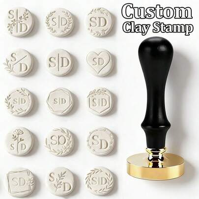 Custom Pottery Stamp: Custom Any Logo Stamp, Personalized Pottery Signature Stamp, Custom Business Logo Stamp, Custom Clay Stamp, Clay Tools