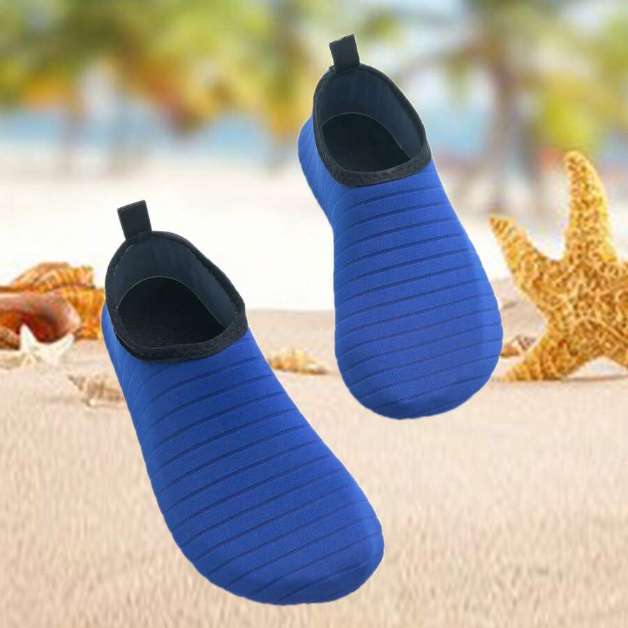 Zapatos de natación unisex para yoga, zapatos acuáticos de secado rápido con suela de goma - Azul - Ver 1