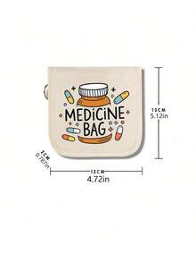卡通药丸图案便携式药袋，多色旅行药盒，轻巧便携，可轻松放入包袋/手提包中，用途广泛，可用作药袋、药盒和旅行药袋，方便携带维生素、补充剂和小药丸，适合旅行者、忙碌的上班族、学生、家庭使用，是日常出行、旅行、办公和户外活动的理想之选。 - 彩色 - 查看 10