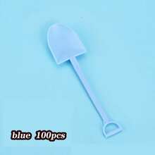 100/50/20/5个装，一次性塑料迷你甜点勺，塑料迷你冰淇淋甜点勺/布丁酸奶勺，适合家庭或派对使用，婚礼派对甜点勺 - 彩色 - 查看 11