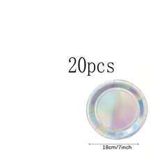 100/50/30/20/10个装 7英寸/9英寸一次性加厚纸盘，防漏，3秒快速清洁，适用于派对/露营/家庭使用，可重复使用，适合生日、派对、毕业典礼、圣诞节、感恩节、万圣节等场合。 - 銀色 - 查看 20