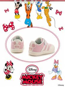 Disney 1 Pair Kids' Sneakers, Suitable For Daily Wear, Festivals, Sports, Outdoor Activities, Comfortable, Non-Slip, Durable, Breathable (Boys' Sneakers, Boys' Skate Shoes, Kids' Sports Shoes, Girls' Sneakers, Girls' Skate Shoes) - Pink - View 3