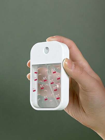 1 pieza Botella de viaje recargable transparente con diseño de lazo, botellas de spray de perfume, botellas desmaquilladoras, botellas hidratantes, adecuadas para quitaesmalte, tónico y desmaquillador, reutilizables, necesidades de viaje, accesorio de viaje perfecto, regalo de Navidad, regalo de Año Nuevo, regalo para maestros, amigos y seres queridos